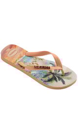 Havaianas Chinelos Hav. Top Tropicalia Vibes Laranja vermelho