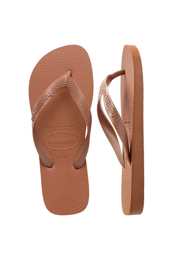 Chanclas Hav. Top Senses Marron Oscuro