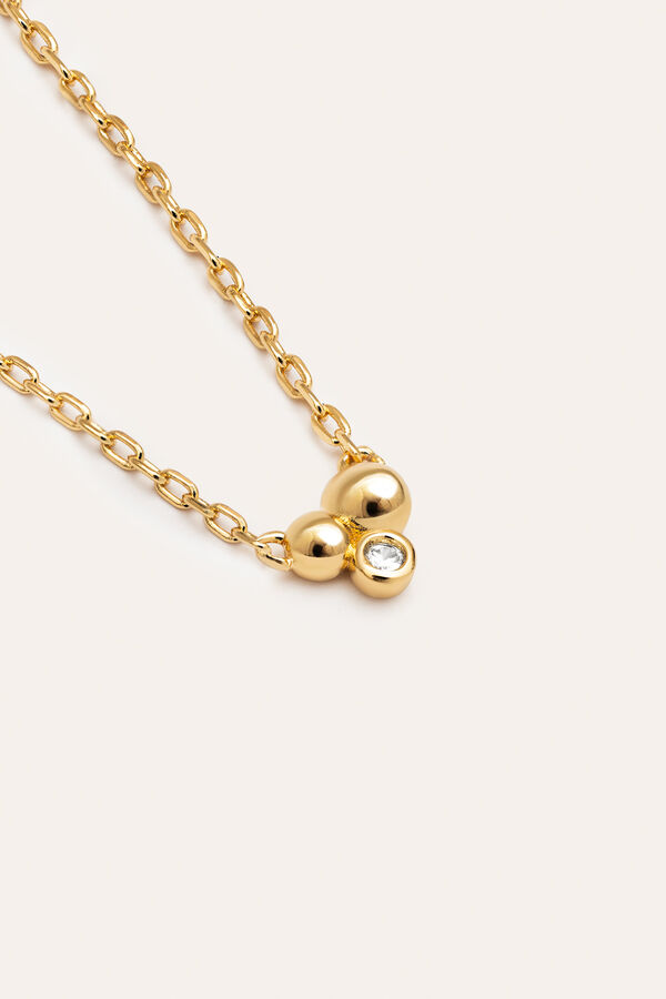 Singularu Mini Cava Gold Plated Necklace printed