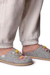 Toni Pons Women's Felt Slippers grey