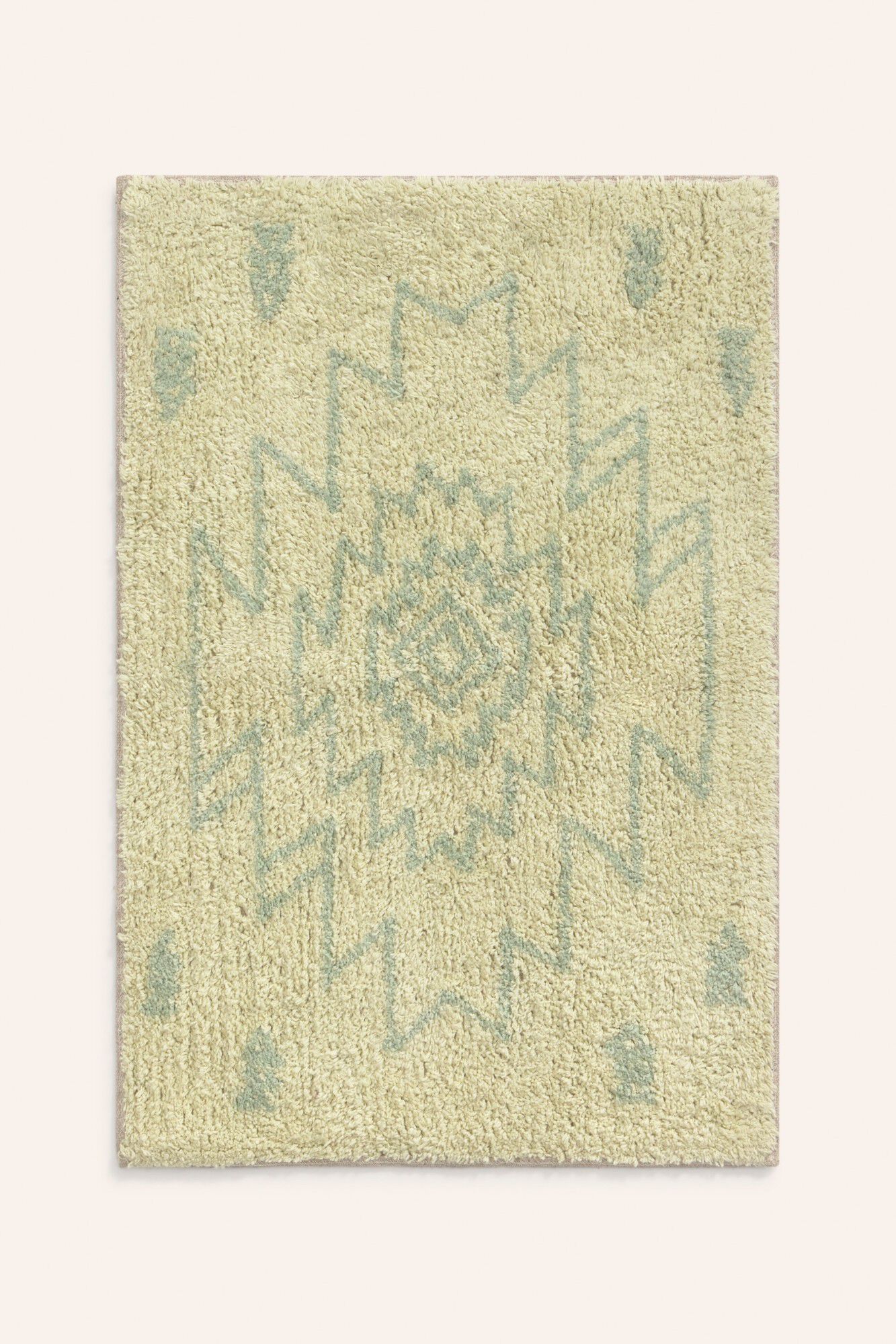 Calma House Tapete de banho Neptuno verde 50x70