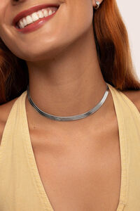 Singularu Big Lisse Steel Necklace