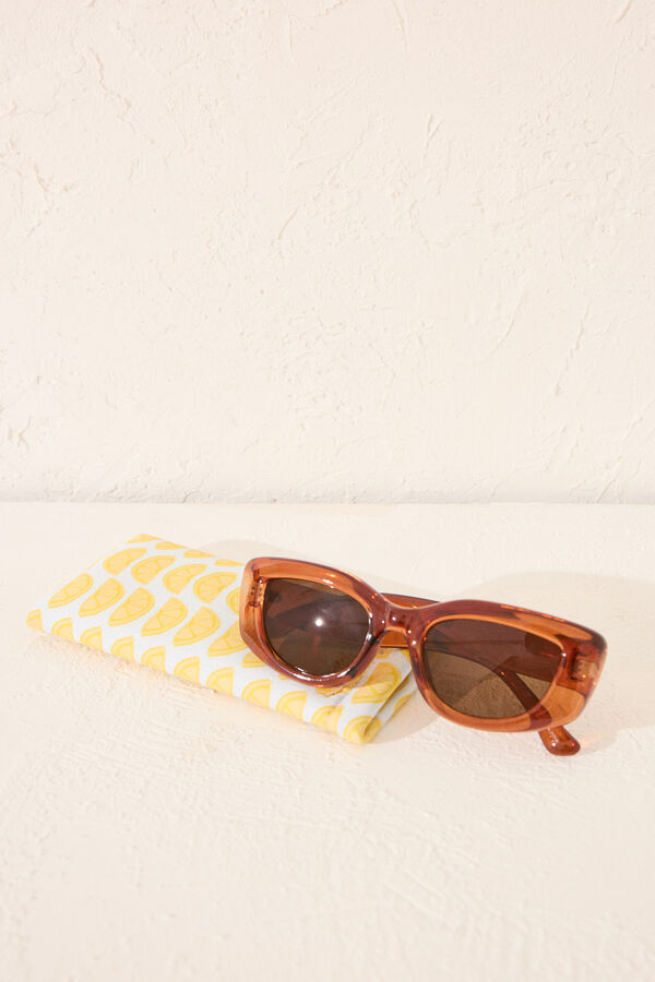 Women'secret Gafas sol funda limones amarillo