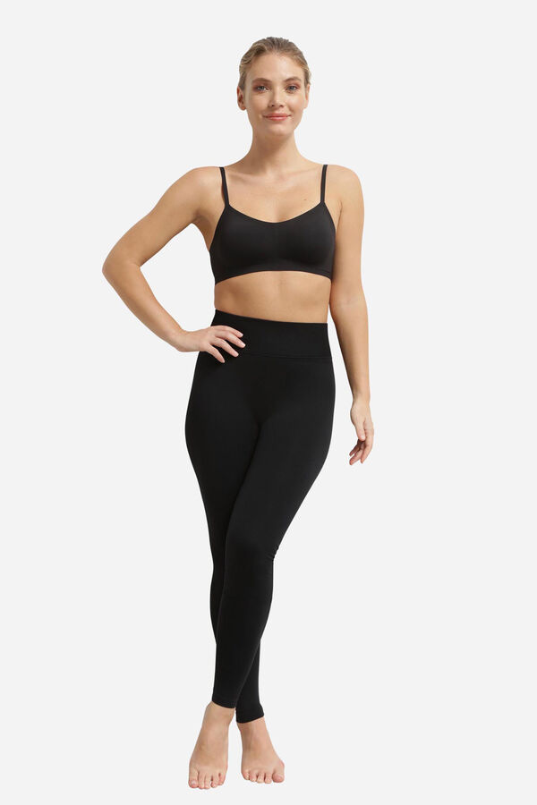 DIM Legging efeito segunda pele preto
