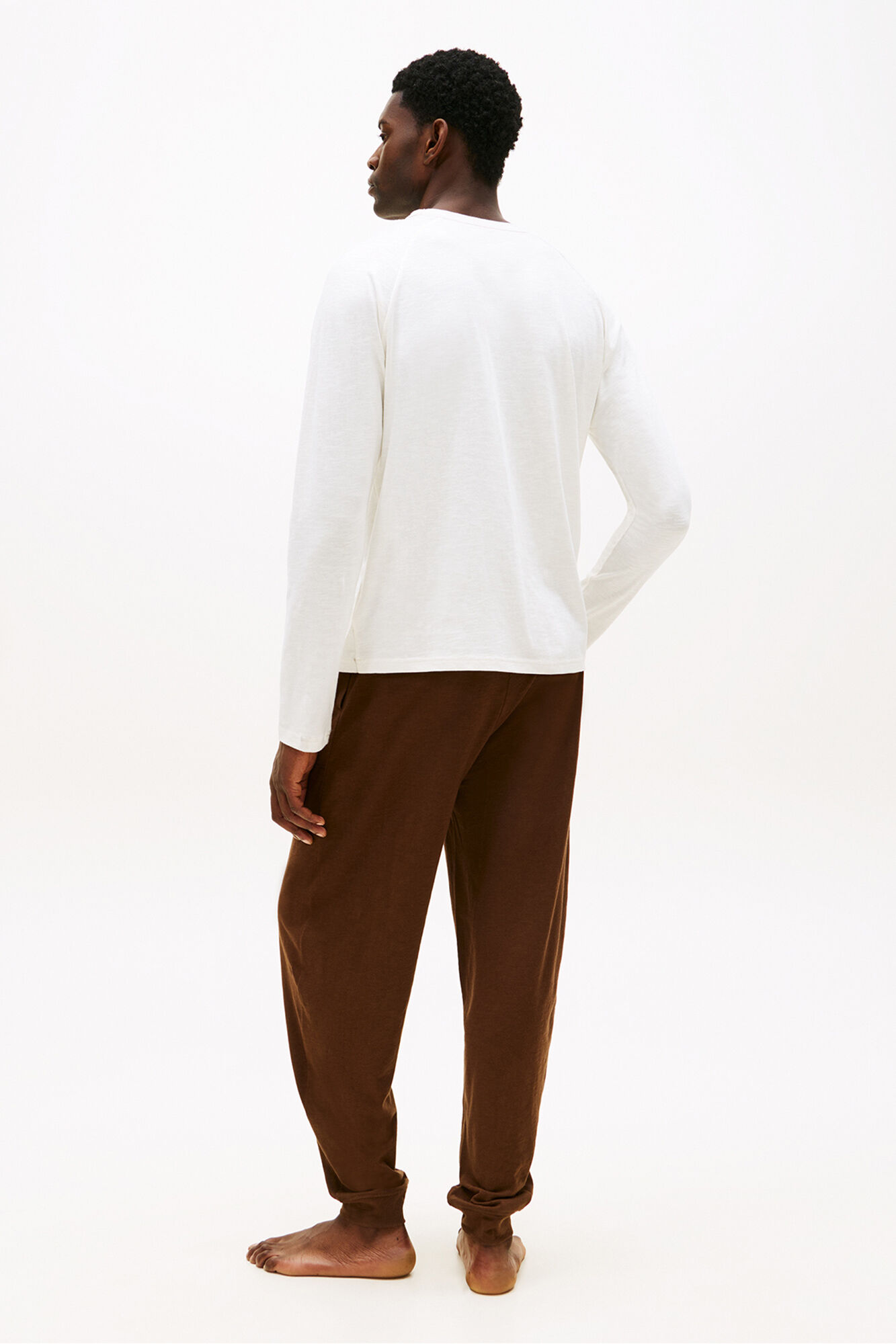 Tommy Hilfiger Pijama comprido de malha com logo na cintura