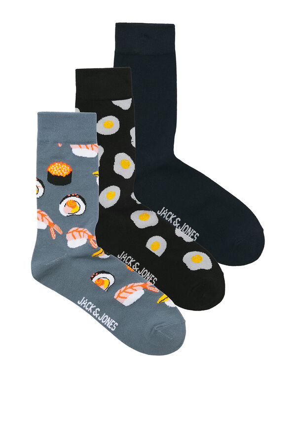 Jack & Jones Pack 3 calcetines azul