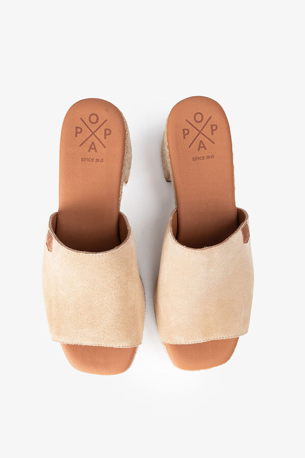Popa Cunha de calcanhar bege