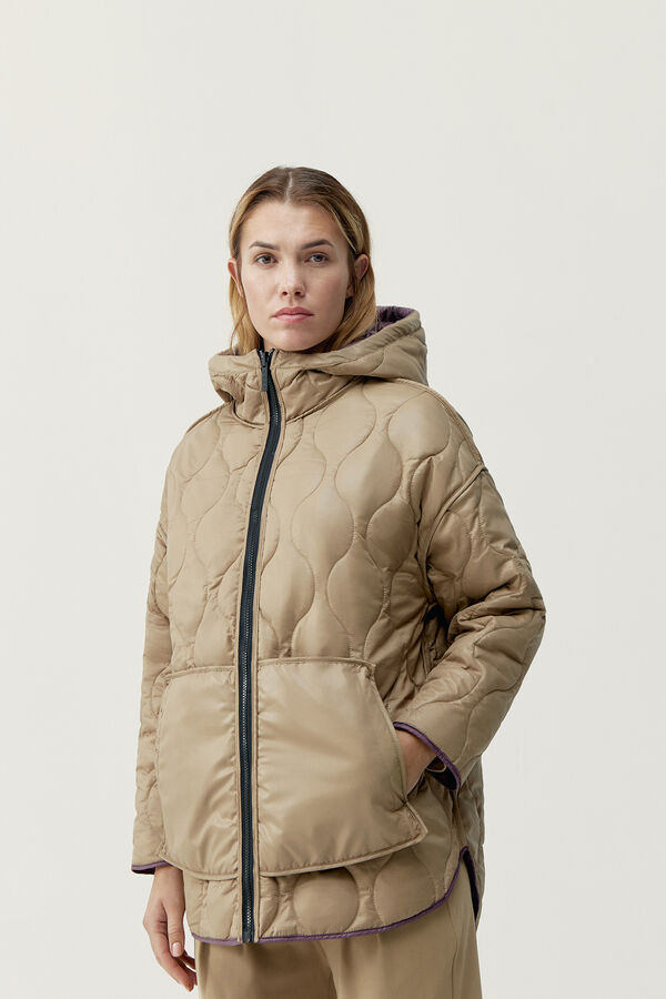 Born Living Yoga Jacket Ashley Beet Plant/ Stick printed