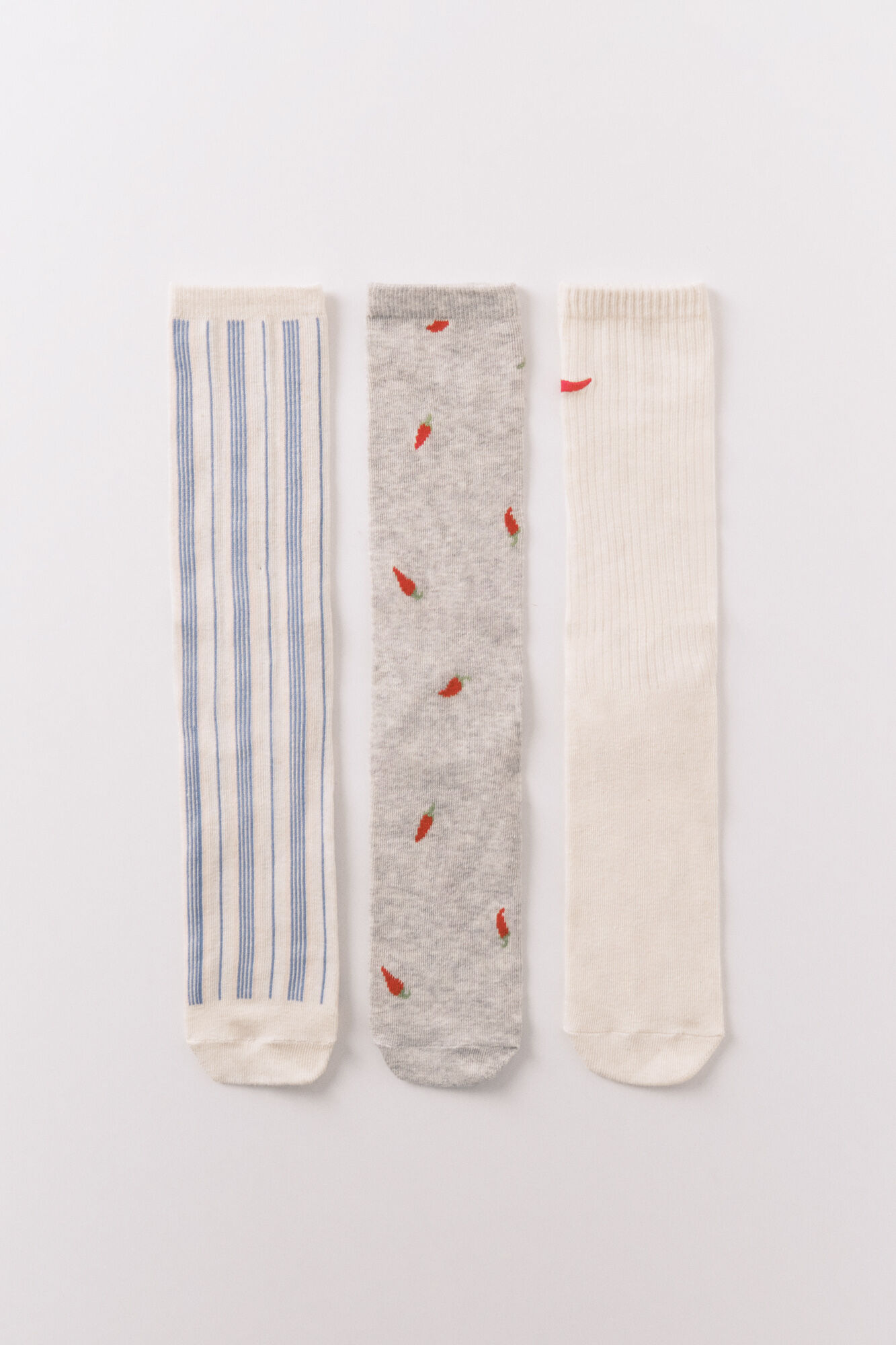 Women'secret Pack 3 calcetines largos estampado chilles