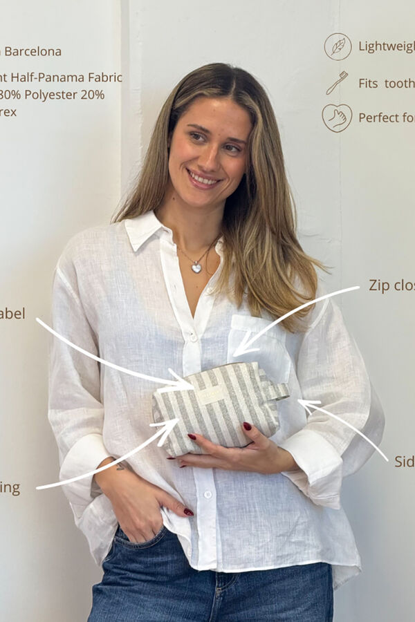 De La Mur Necessaire M&eacute;dia Lugris cinzento