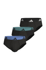 Adidas Pacote com 3 cuecas de algod&atilde;o Active Flex estampado