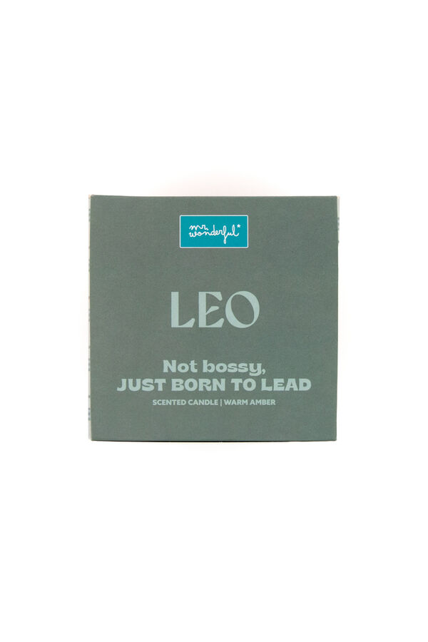 Mr. Wonderful Vela perfumada - Leo estampado