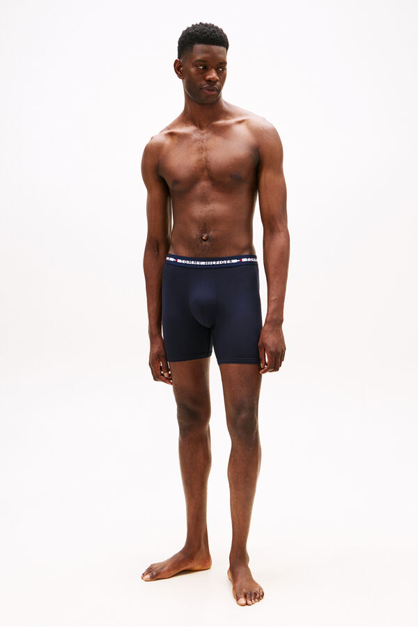 Tommy Hilfiger Pacote com 3 Boxers de Algodão preto