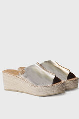 Toni Pons Alpargata tipo zueco de piel - IVONNE printed