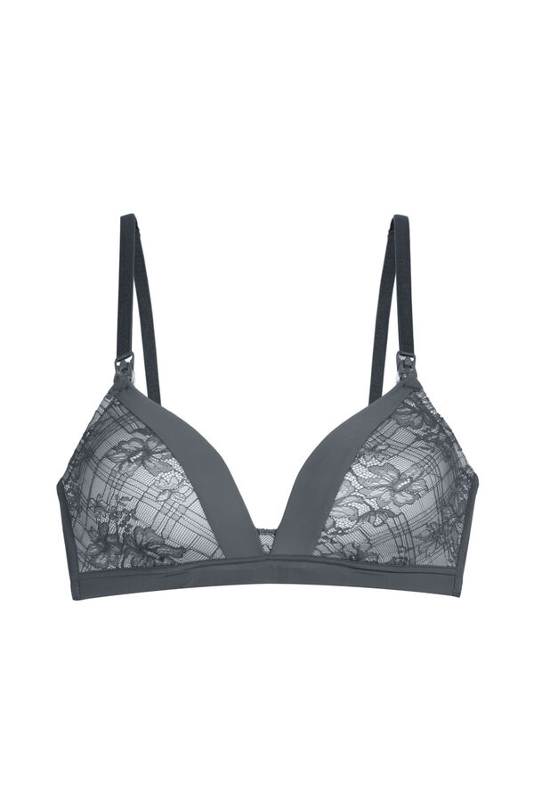 Dorina Sujetador de lactancia con relleno Manvi gris