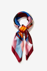 Vilanova Bandana Satinada Floral rosa