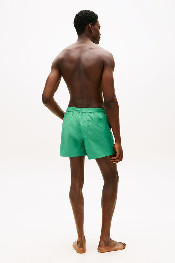 Tommy Hilfiger Fato de banho de homem com bandeira bordada verde