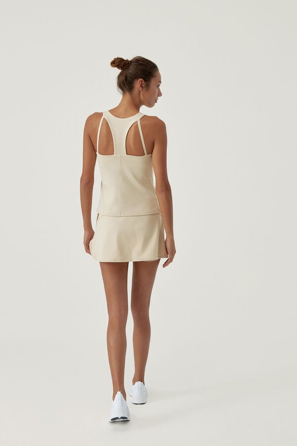 Born Living Yoga T-Shirt Gadea Oat Milk  beige