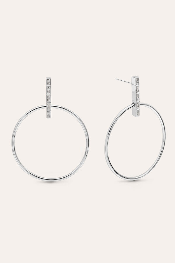 Singularu Pendientes Ophelia gris
