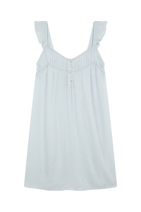 Women'secret Camisón "maternity" soft touch verde estampado