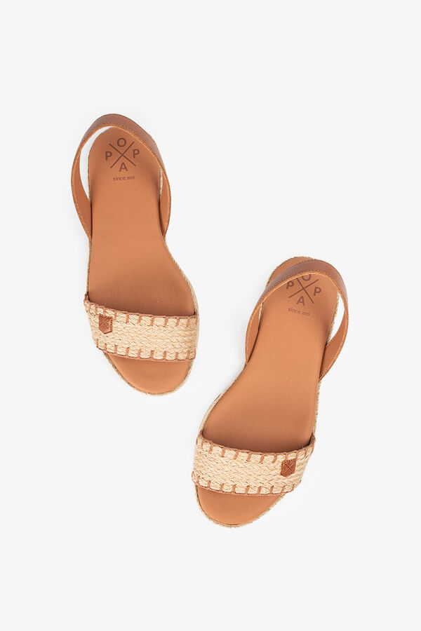 Popa Sandália estilo menorquina cru