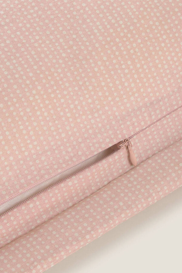 Textura Capa de quadrante de patchwork tradicional rosa