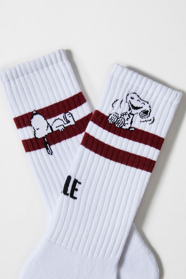 Besocks Besocks Snoopy socks white