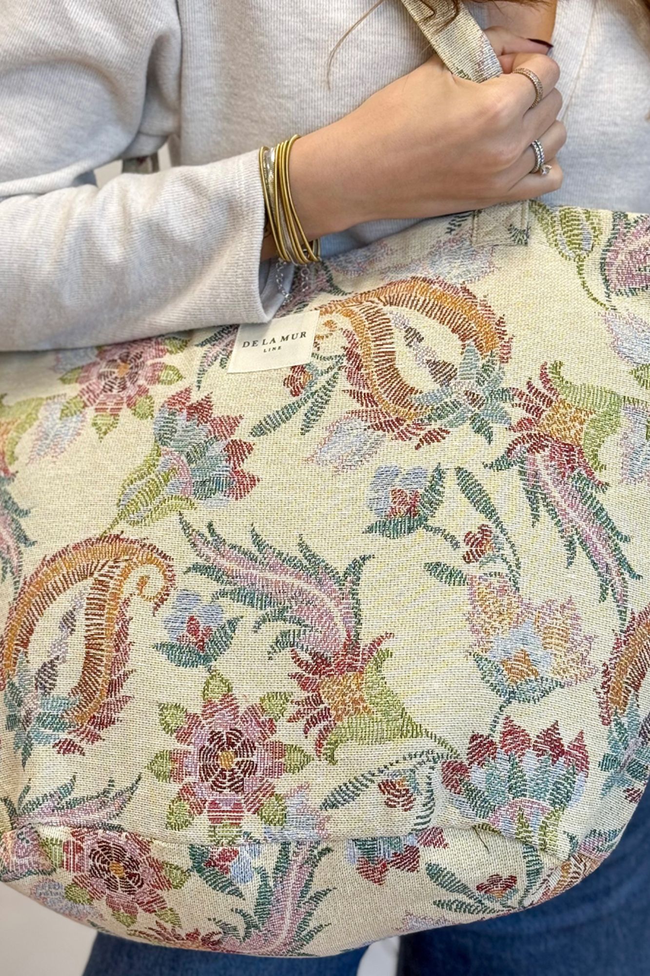 De La Mur Bolsa Grande Cremallera Color