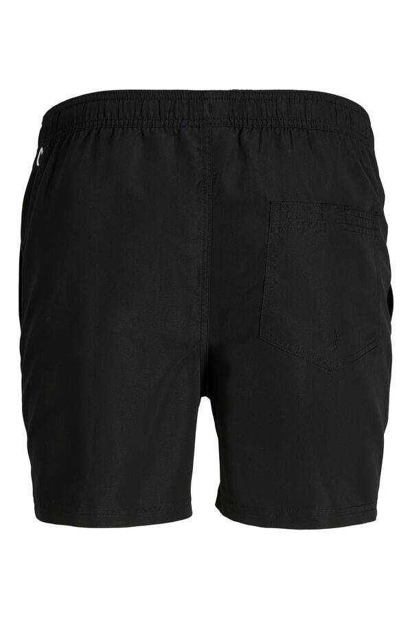 Jack & Jones Fato de banho liso preto