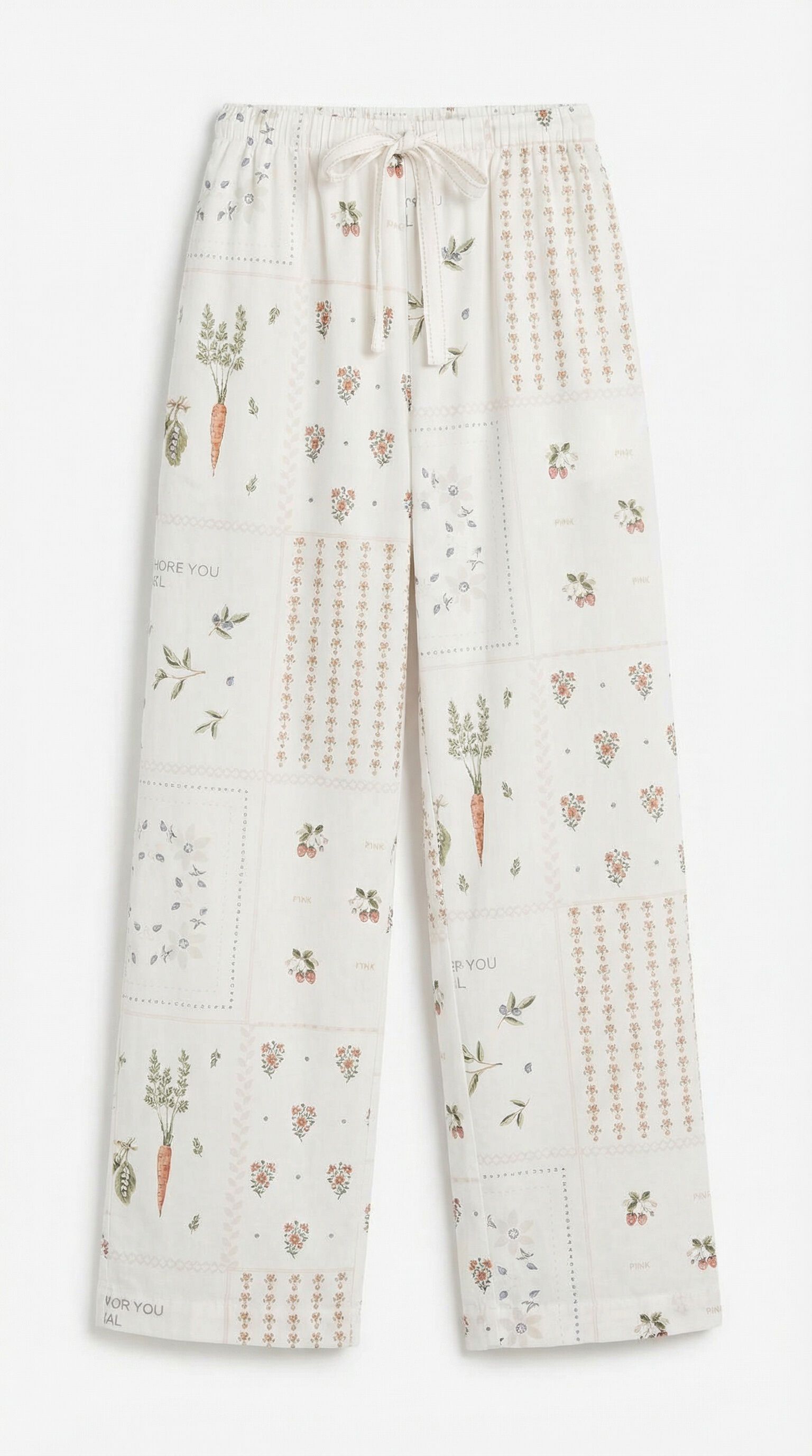 Women'secret Cal&ccedil;as compridas 100% algod&atilde;o estampado floral