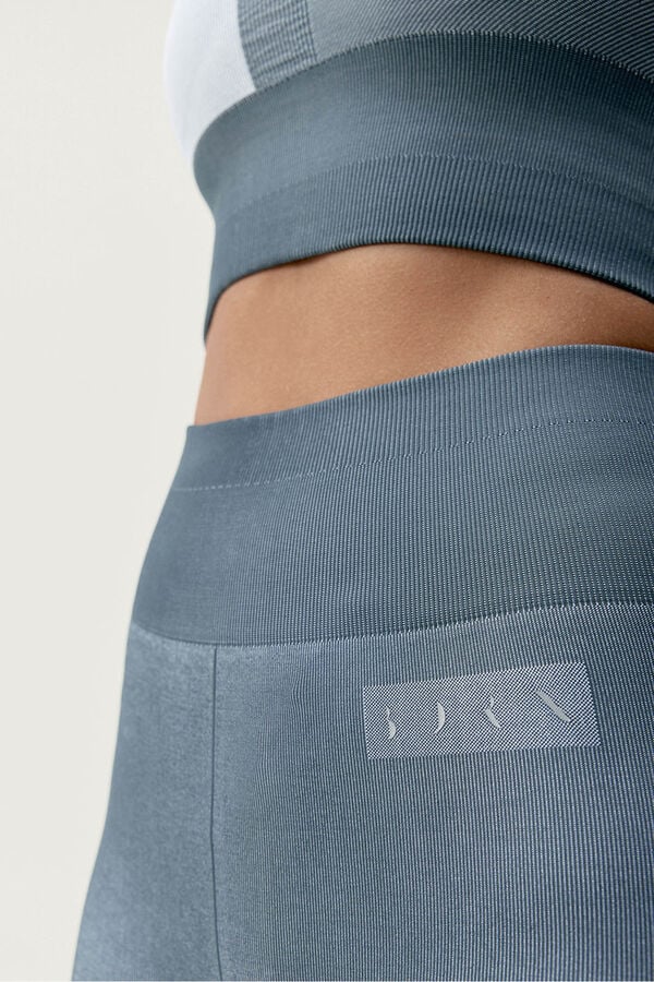 Born Living Yoga Legging Athena Stormy Grey/White estampado