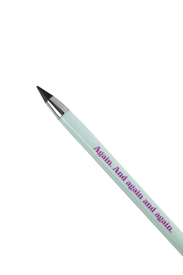 Mr. Wonderful L&aacute;pis Infinito Azul - De novo. E de novo e de novo. rosa