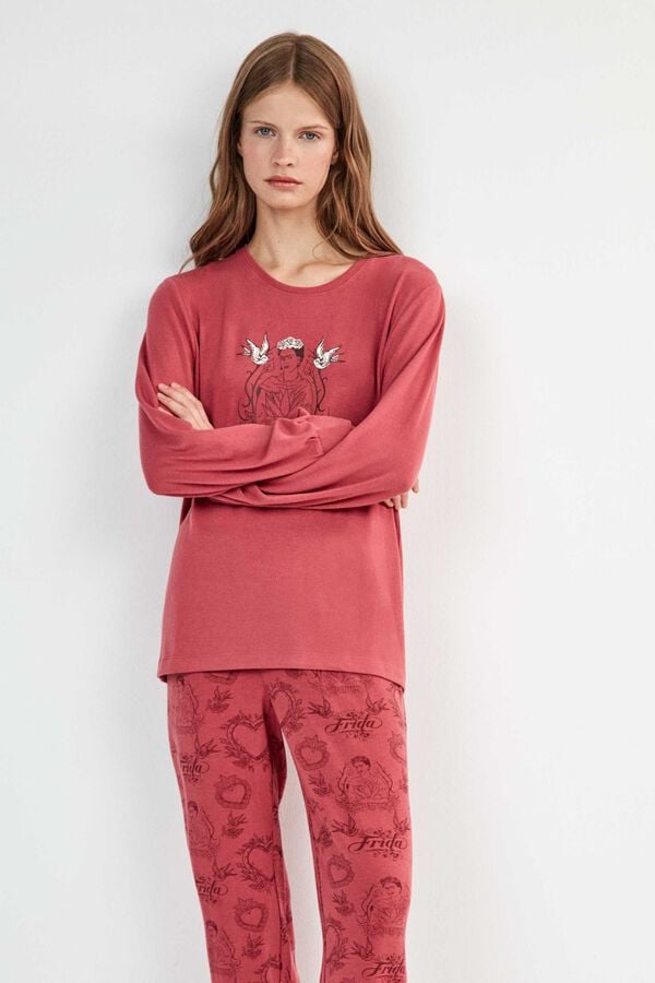 Gisela Pijama Frida Kahlo rosa