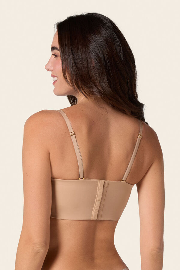 Leonisa Antigravity Straps Bra New Edition - Maximum Support - No Slipping Down brown