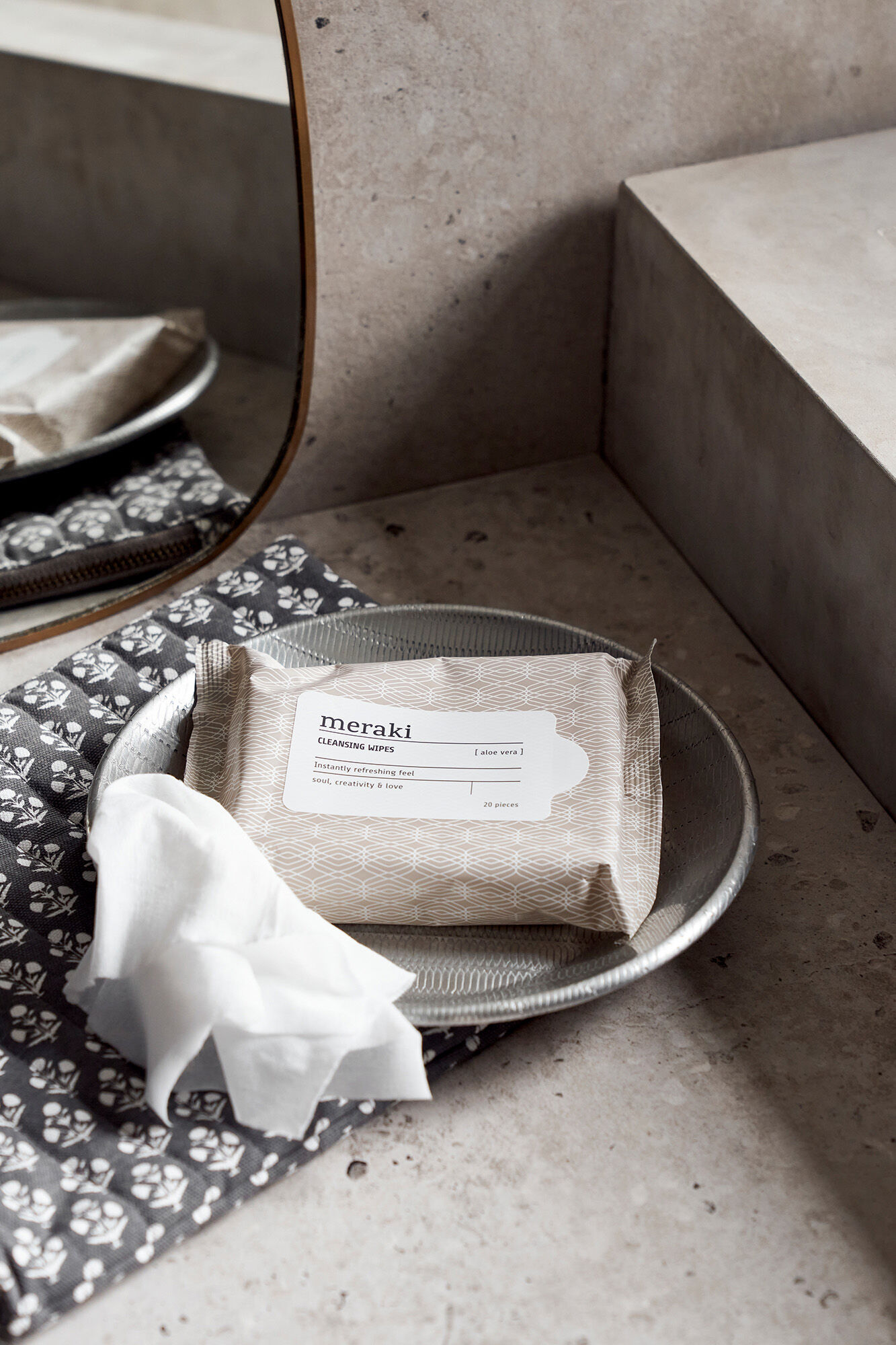 Meraki Toalhitas h&uacute;midas refrescantes