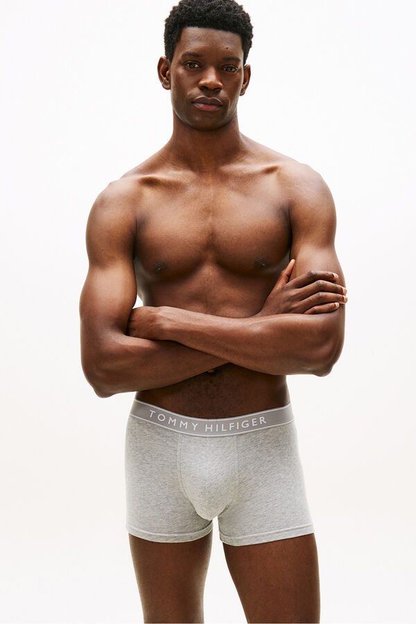 Tommy Hilfiger Pack 3 boxers em algod&atilde;o estampado