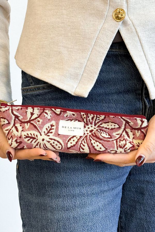 De La Mur Estojo Came borgonha