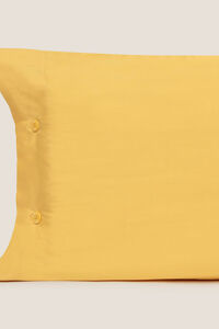 Womensecret Funda almohada algodón orgánico. Cama 150-160cm. amarillo