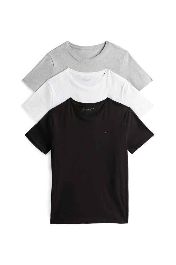 Tommy Hilfiger Pack de 3 camisetas de cuello redondo estampado