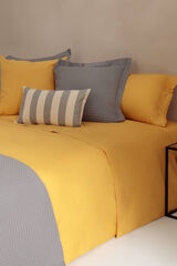 Textura Lençol algodão orgânico. Cama 180-200 cm. estampado