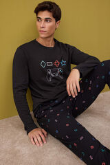 Trendyol Comfortable Knitted Pyjama Set preto