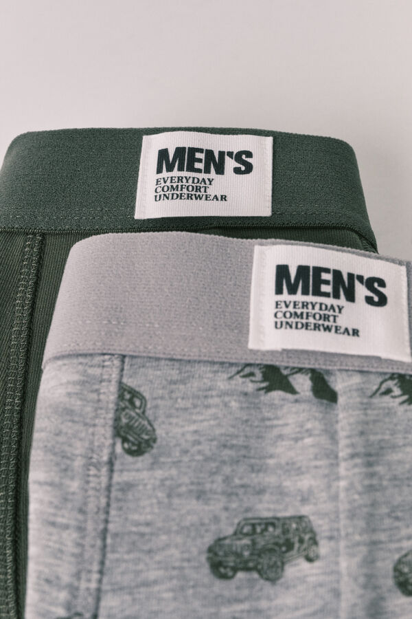 Women'secret Pack 2 cuecas boxer Mountain multicolour