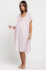 Admas Robe curta maternity tropical rosa