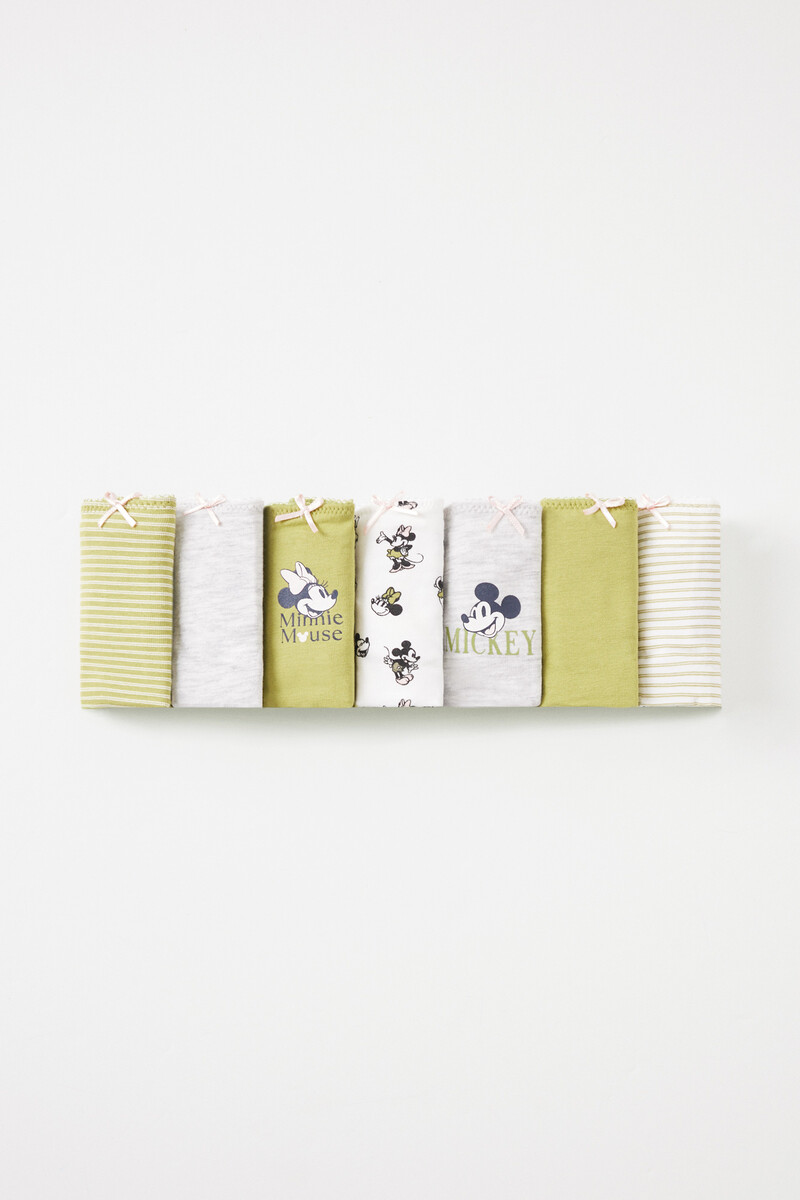 Cortefiel Pack bragas anchas algodón estampado Mickey Mouse