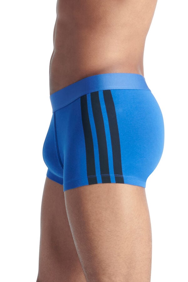 Adidas Pacote com 2 boxers elásticos Active Flex Cotton 3 Stripes azul