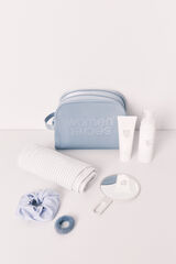 Women'secret N&eacute;cessaire m&eacute;dio com duplo fecho-&eacute;clair azul azul