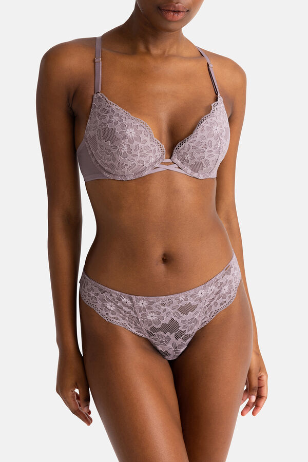 Dorina Soutien lingerie Plunge bege