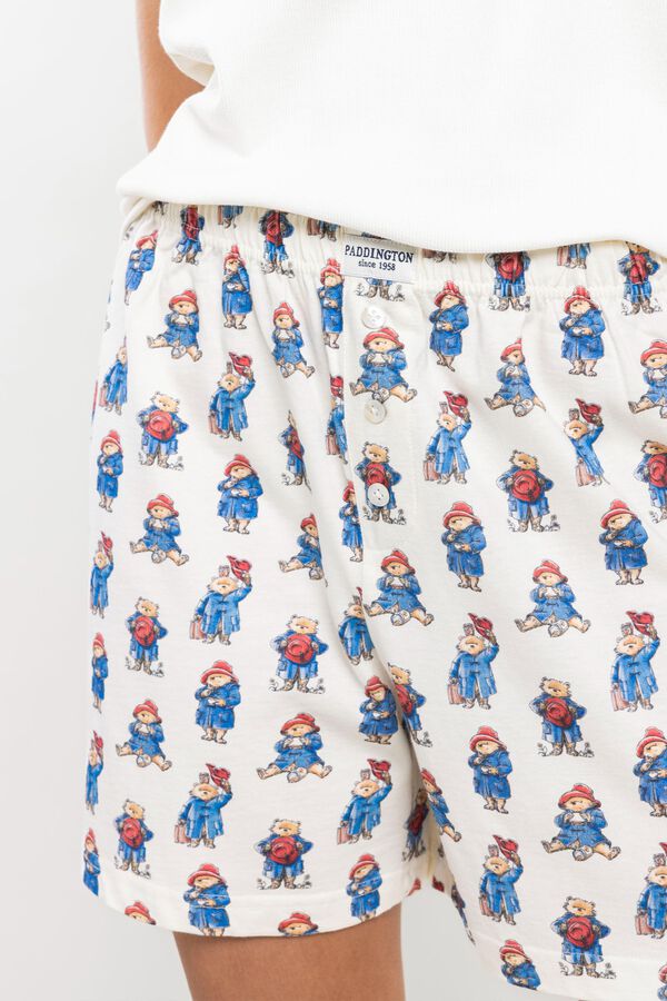 Admas Pijama curto sem mangas Paddington bege