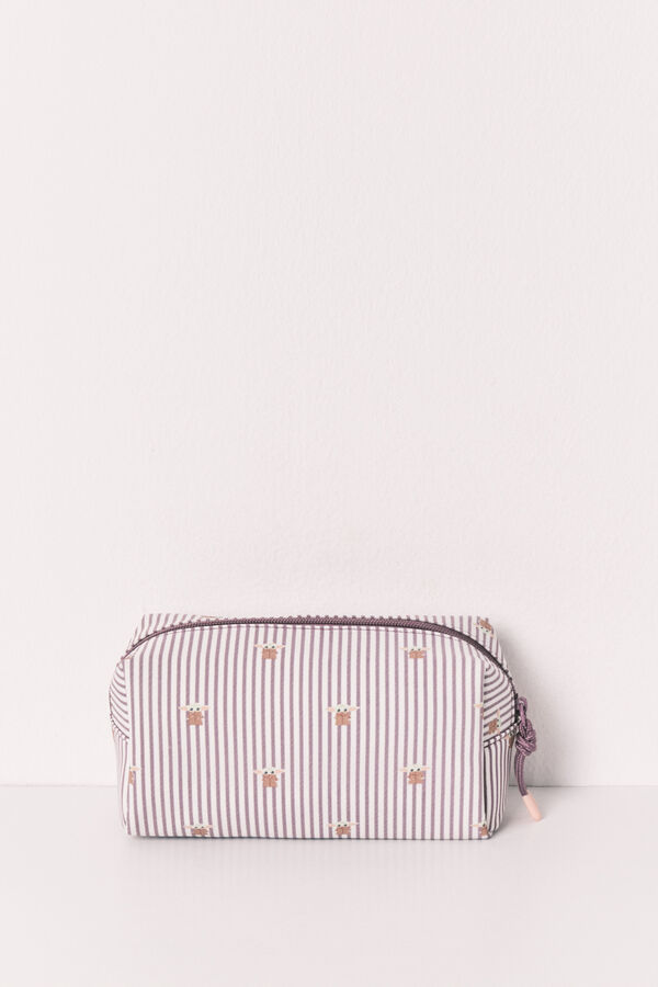 Women'secret N&eacute;cessaire com riscas Baby Yoda bege