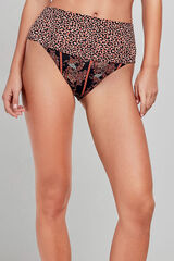 Gisela Braga bikini multiposición print leopardo estampado